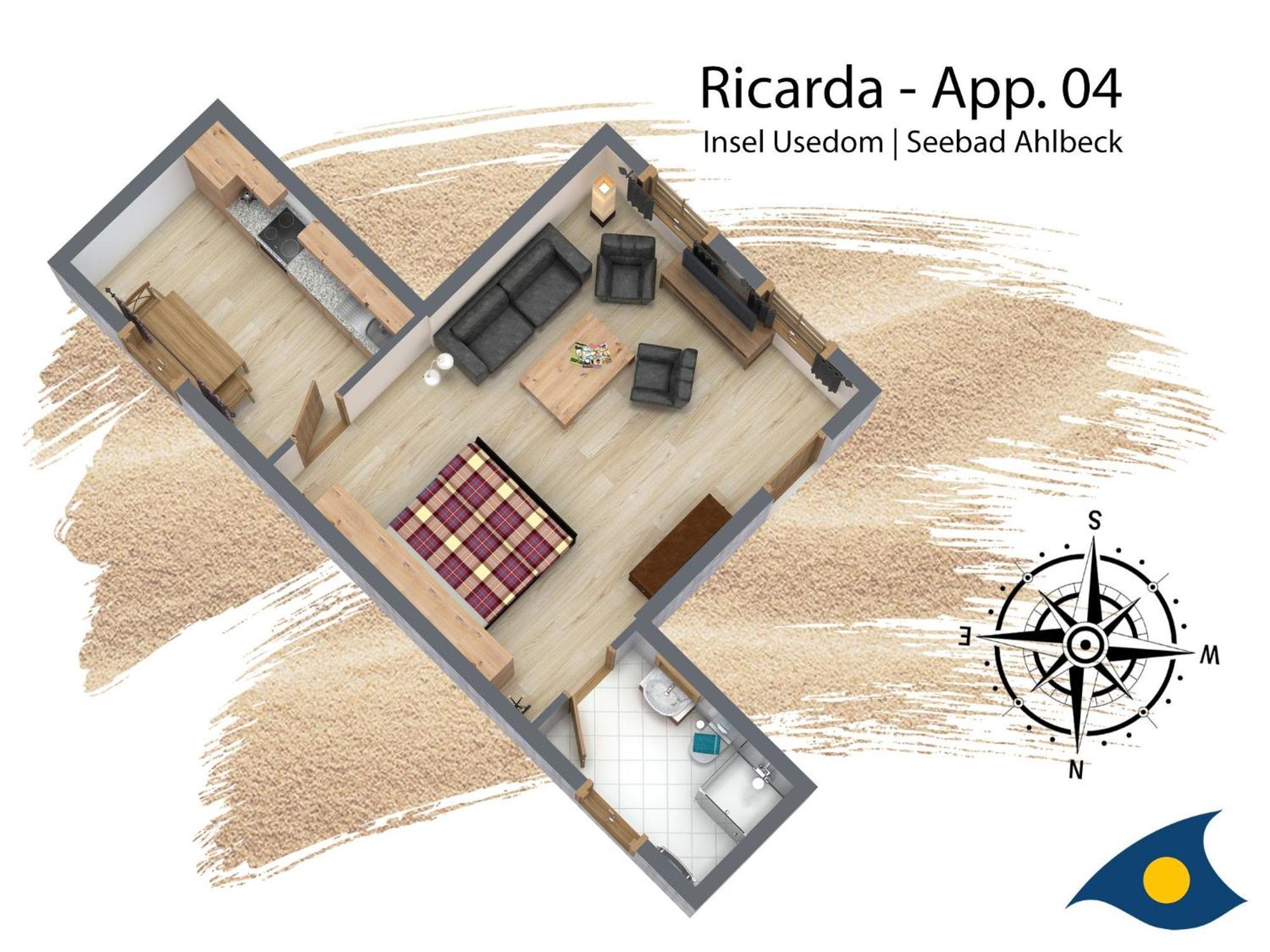 Villa Ricarda Whg 04 Heringsdorf  Exteriör bild